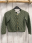 Preview: H&M  Strickjacke  Gr. 98  kiwi Wabenmuster 