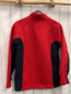 Preview: Spyder  Pullover  Gr. 158  rot Strick Struktur + schwarz Fleece Reißverschluss 