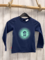 Preview: Trollkids Langarmshirt Gr. 116  blau türkis Logo
