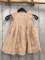 Preview: Esprit  Kleid  Gr. 92  heller lachston Blumen-Lochstickerei 