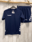 Preview: 2tlg Puma  Sportset  Gr. 140  blau weiße Zackenstreifen 