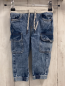 Preview:  Hose Gr. 80  blau Jeans hellgrauer Bund mit Kordel 