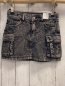 Preview: H&M  Rock Gr. 140  grau Jeans Bund verstellbar 