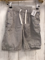 Preview: H&M  Shorts  Gr. 128  grau hellgraue Streifen weiße Kordel 
