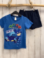 Preview: 2ltg  T-Shirt + Shorts  Gr. 116  blau dunkelblau PJ Masks 