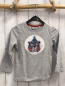 Preview:  Langarmshirt  Gr. 122  grau Pailettenbild 