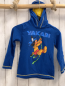 Preview:   Langarmshirt  Gr. 116  blau Kapuze Yakari gelbe Nähte 