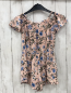 Preview: next Playsuit Gr. 122  rosa Blumen 