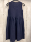 Preview: H&M Kleid Gr. 98  blau Spitzenoberteil gestickte Blumen