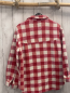 Preview: Zara  Bluse  Gr. 140  rot pink weiß kariert 