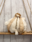 Preview:   Rucksack beige Plüsch Schaf 