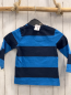 Preview: Lego Langarmshirt  Gr. 110  blau hellblaue Streifen Ninjago