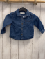 Preview: Zara Hemd  Gr. 80  blau Jeans orange Nähte 