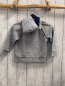 Preview: Okaidi  Sweatjacke  Gr. 104  grau Kapuze blauer bund 