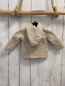 Preview: Benetton  Strickjacke  Gr. 62  beige Kapuze weißer Bär 