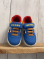 Preview: neu  Schuhe  Gr. 22  blau + gelb rot kariert roter Bund + schwarz weiß gemusert 