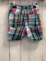 Preview:   Shorts  Gr. 80  blau hellblau grün gelb rot weiß kariert 