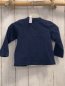 Preview: Chicco  Langarmshirt  Gr. 80  blau weiß hellgrauer Hase 