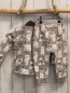 Preview: 2tlg  Pullover + Jogginghose  Gr. 86  beige weiße Bären mit Schals 