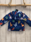 Preview:   Jacke  Gr. 74  blau bunte Dinos Kapuze 