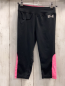 Preview: Seasons  Sportleggings  Gr. 122/128  schwarz + pink weiß meliert 