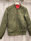 Preview:   Wendejacke  Gr. 158  hellrot rot weiße Blumen / kiwi 