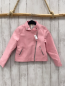 Preview:   Jacke  Gr. 116  rosa lederoptik grauer Reißverschluss 