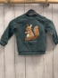 Preview:  Pullover Gr. 86  petrol Eichhörnchen