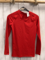 Preview: Decathloon  Sportshirt lang  Gr. 152  rot weinrot graue Schrift 