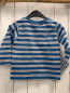 Preview:   Langarmshirt  Gr. 92  blau hellgraue Streifen Bagger Kipper 