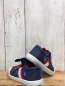 Preview:   Schuhe  Gr. 24  blau rote Schnürsenkel weiße Sohle 