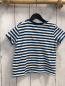 Preview:  T-Shirt  Gr. 86  petrol weiße Streifen Dinos 