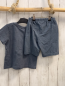 Preview: 2tlg neu  T-Shirt + Shorts  Gr. 104  grau 