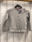 Preview: Watch Me  Strickjacke  Gr. 98  grau bunte Schleifen