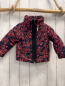 Preview: Replay Winterjacke  Gr. 80  grau weinrot pink Blumen 