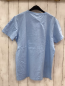 Preview: Ellesse T-Shirt  Gr. 158/164  helblau + weiß schwarze Streifen an den Schultern 