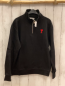Preview: Ami  Pullover  Gr. 158  schwarz silber Reißverschluss rotes Haerz + "A" 
