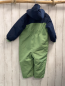 Preview:   Winteroverall Gr. 92  hellgrün blau Kapuze Fleecefutter 