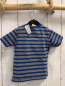 Preview: Steiff T-Shirt Gr. 68  grau blau gestreift Bär