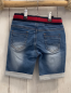Preview: Jako-o  Shorts  Gr. 110  blau Jeans schwarzer Bund mit rotem Streifen 