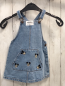 Preview: zara Latzkleid Gr. 104  blau Jeans Mickey Mouse
