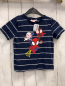 Preview:  T-Shirt Gr. 98  blau weiße streifen Spiderman