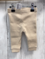 Preview: zara Leggings Gr. 62  beige gerippt