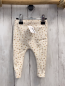 Preview: zara Leggings Gr. 68  beige Blumen Lochmuster