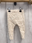 Preview: zara Leggings Gr. 68  beige Blumen Lochmuster