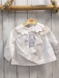 Preview: Jacadi neu Bluse Gr. 68  weiß Kragen NP 39 €