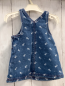 Preview: sergent major Kleid Gr. 56  Blau Jeans Blumen
