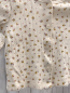 Preview: 2tlg zara Body + Strickjacke Gr. 68  beige Lochmuster Blumen