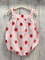 Preview: Jacadi Playsuit Gr. 74  rosa Beeren