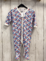 Preview: Petit Bateau Schlafanzug Gr. 62  weiß blau rote Blumen